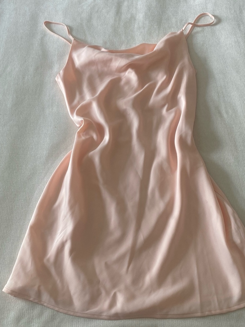 Urban Outfitters Blush Slip Mini Dress